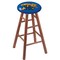 Holland Bar Stool Co Oak Bar Stool, Medium Finish, Kentucky "Wildcat" Seat RC30OSMed - alternate 1